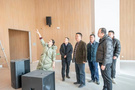 浙江水利水電學院黨委書記史永安視察第二實驗實訓樓項目