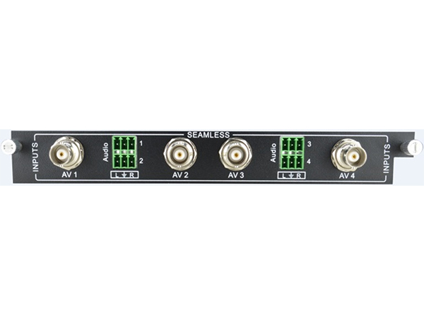 RENSTRON高清混合矩陣切換器4路CVBS無縫輸入卡FCM-AV-I4無縫切換矩陣板卡
