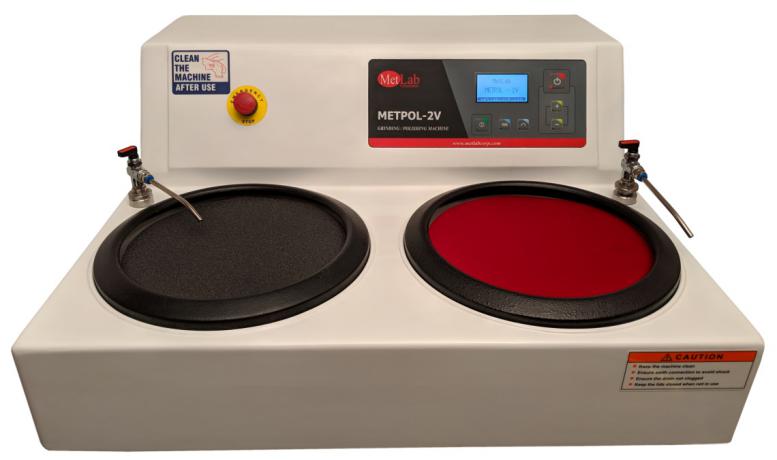 美国MetLab双盘手动研磨抛光机METPOL 2V