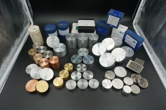 金屬標準物質  美國加聯304,316不銹鋼光譜標樣  [38x19mm 光譜儀校準]