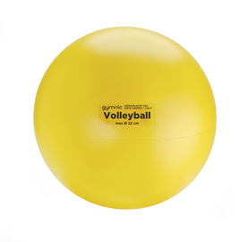 Volleyball 柔软度4级 黄色圆形排球瑜伽球 带插针 直径22cm