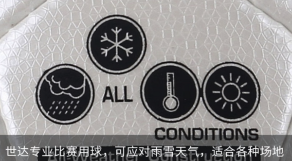 世达5号足球SB225｜ 高性能布内胆气密性强  防水覆膜处理可应对雨雪天气