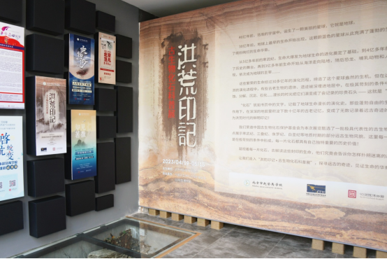 《洪荒印記 古生物化石科普展》在北京市趙登禹學校正式啟幕