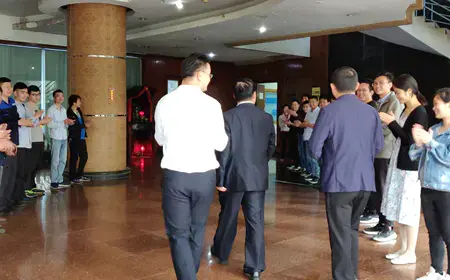 湖南通道縣縣長及領導蒞臨廣東宏展考察