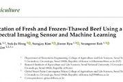 如何使用高光谱成像仪和机器学习对牛肉进行分类