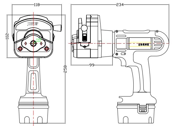 手持取样泵生产 -  产品型号： 2.6L